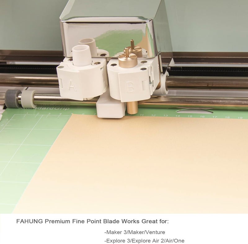 FAHUNG Premium Fine Point Blade for Maker 3/Maker/Venture/Explore 3/Explore Air 2/Air/One, Fine Point Blade Plus Housing Cuts Paper, Cardstock, Poster Board, Vinyl, Iron-on, etc - Image 1